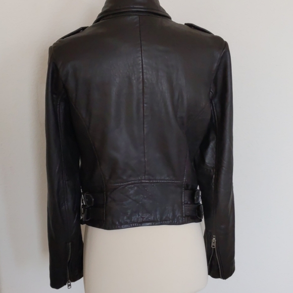 Leather Moto Jacket Lucky Brand - Picture 7 of 9